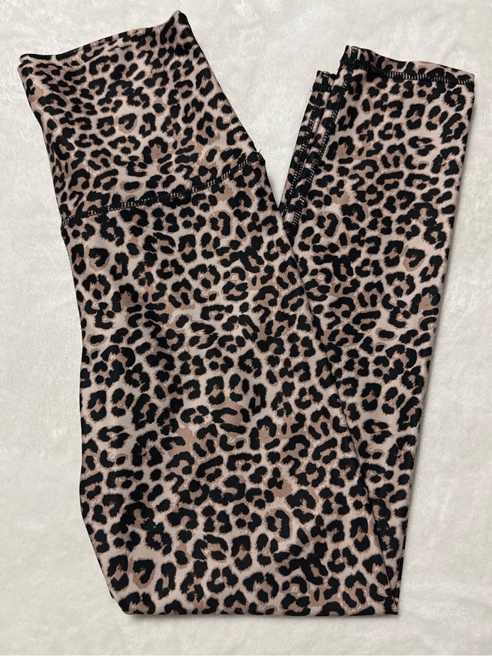 Cotton On Body Leopard Print Leggings - Black & Tan
